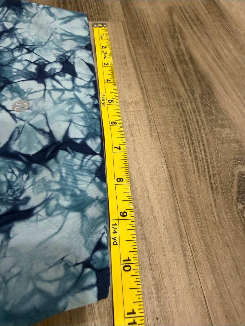 Lululemon Wunder Under High-Rise Leggings – Dual Shibori Blue Tie Dye – Size 4 - Picture 8 of 9